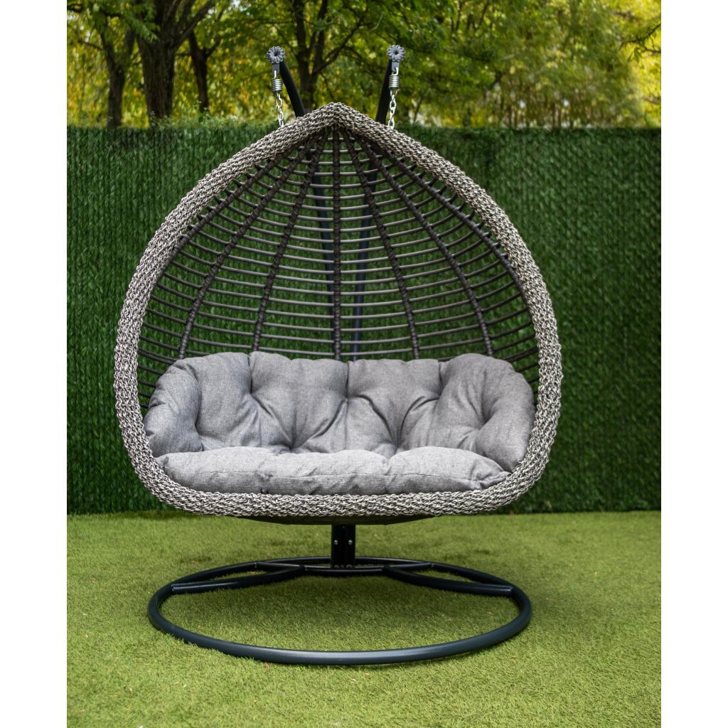 Hanging chair double striped