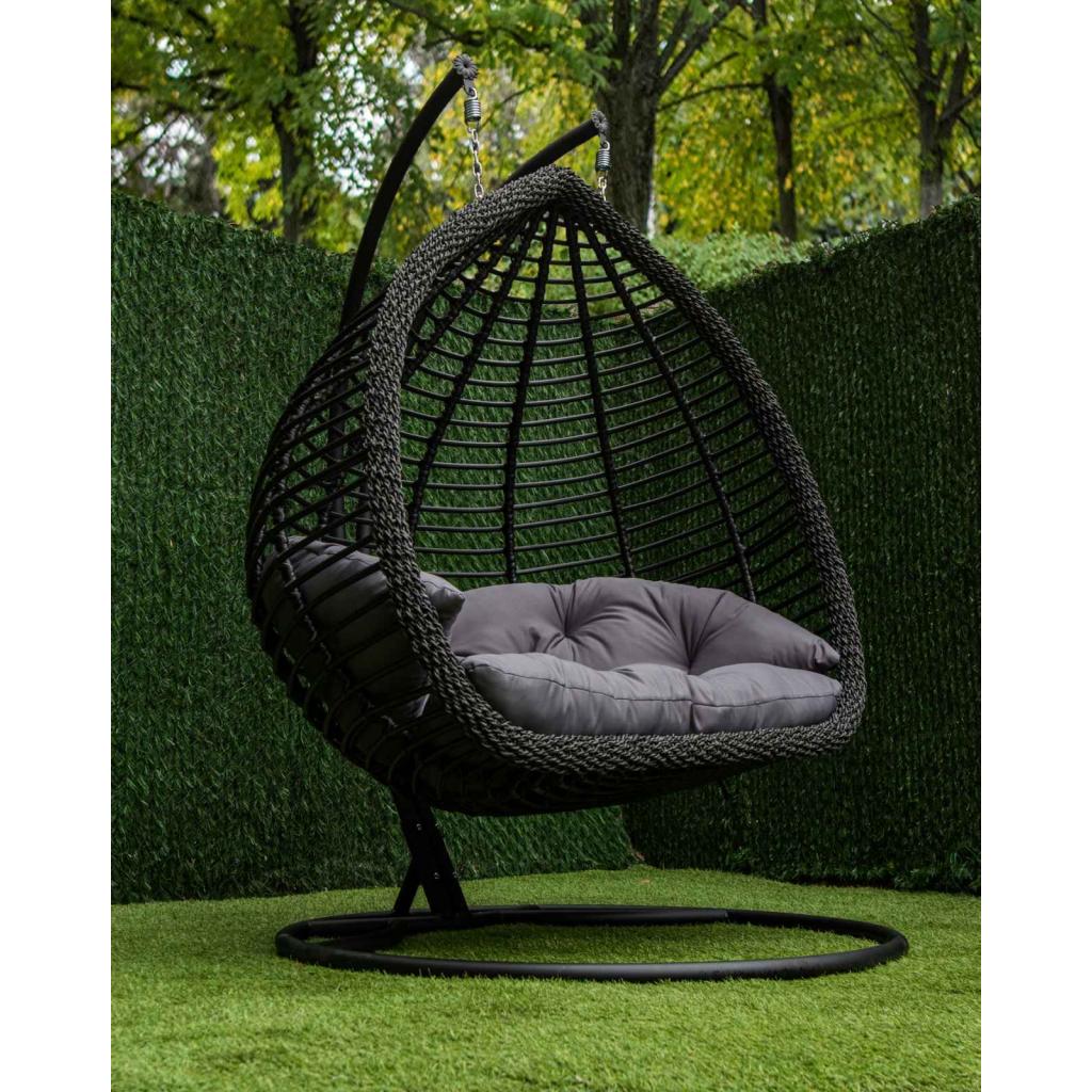 Hanging chair double striped