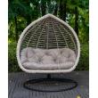 Hanging chair double striped