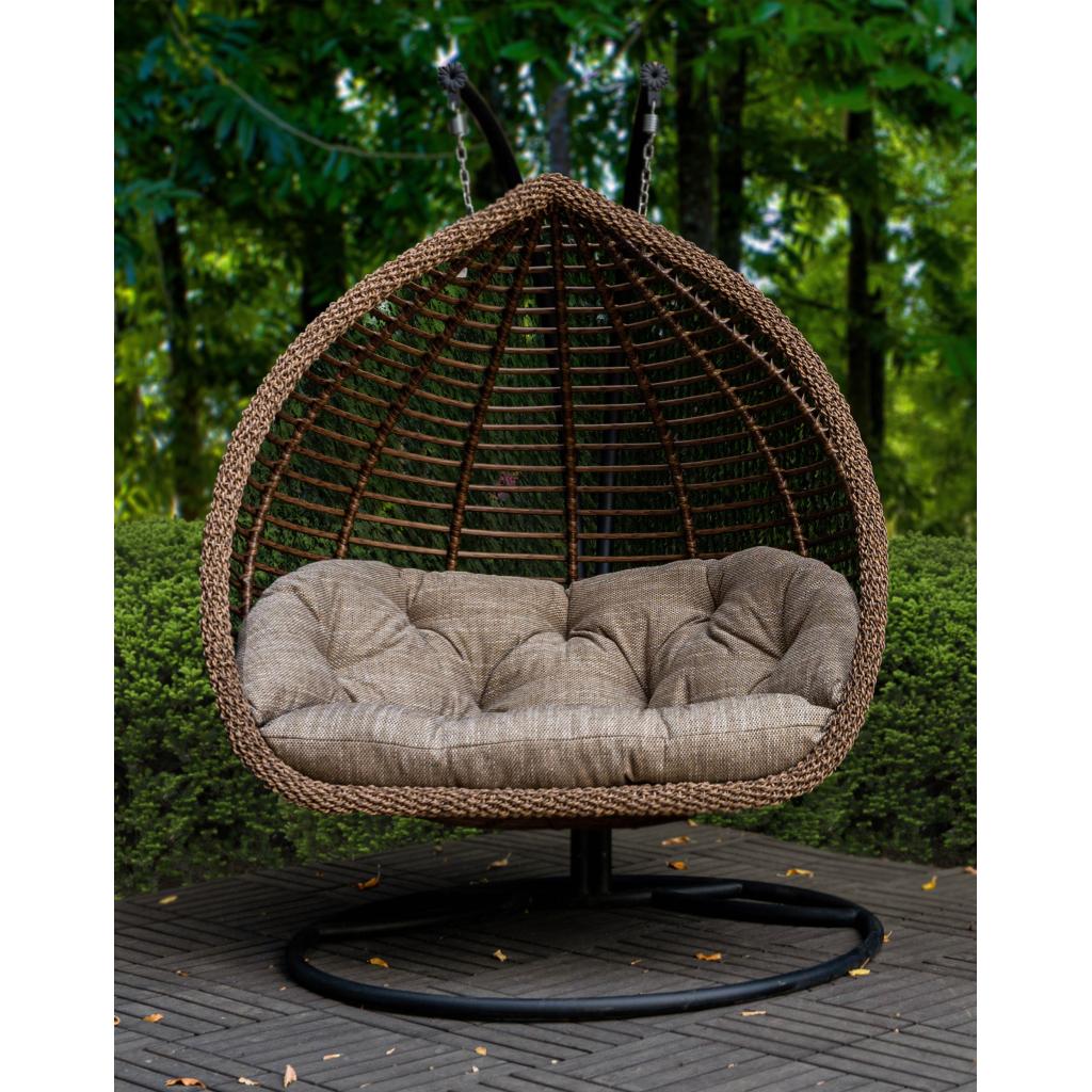 Hanging chair double striped