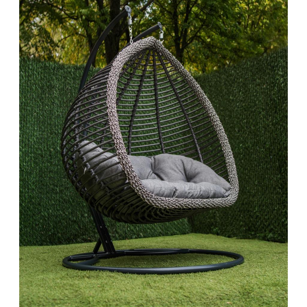 Hanging chair double striped