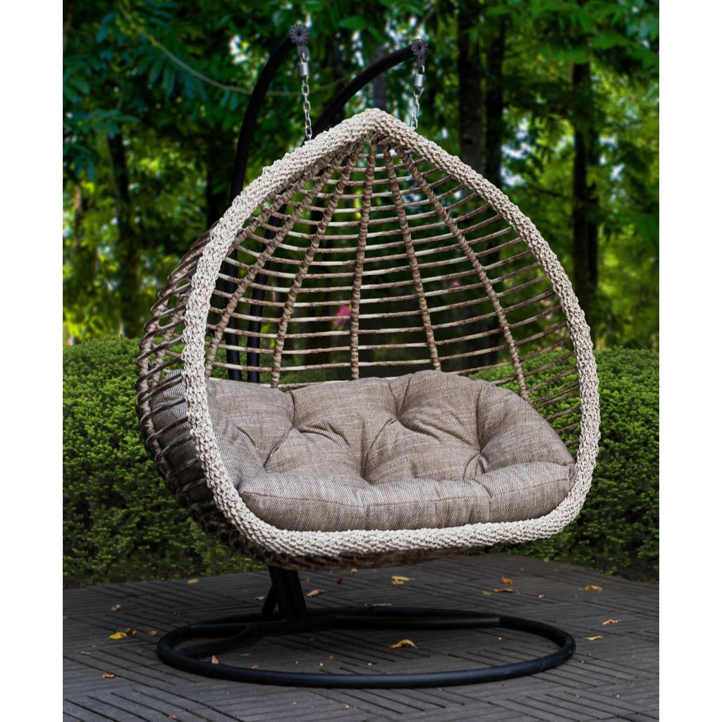 Hanging chair double striped