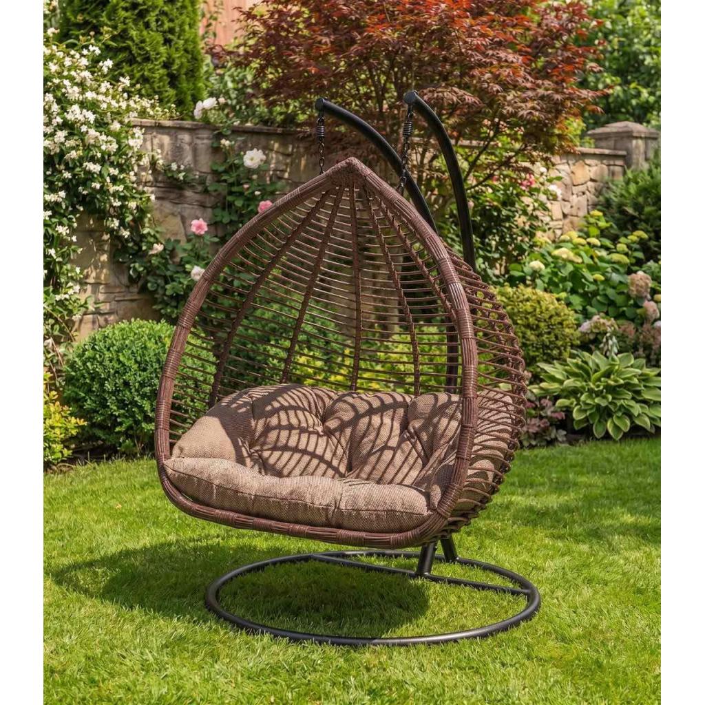 Hanging chair double striped