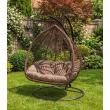 Hanging chair double striped