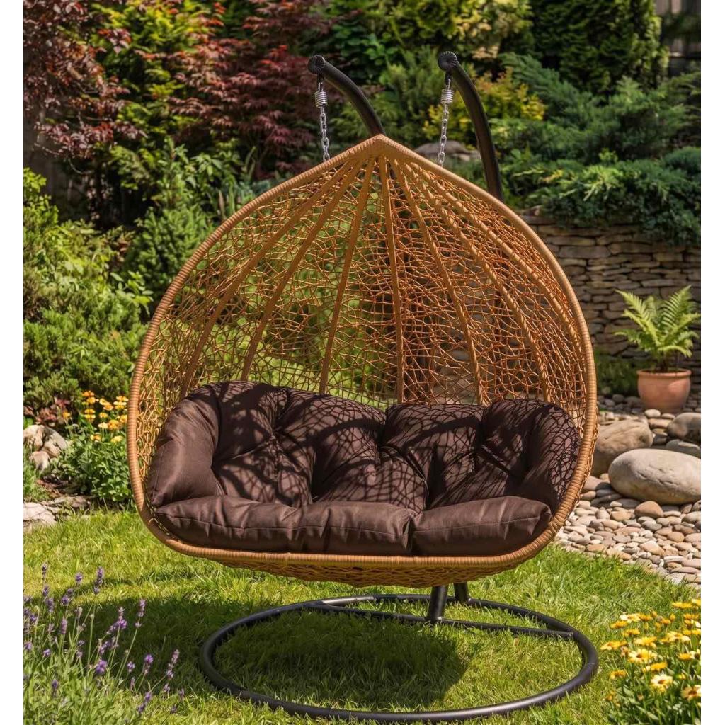 Hanging chair double striped